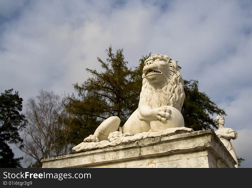 Marble lion