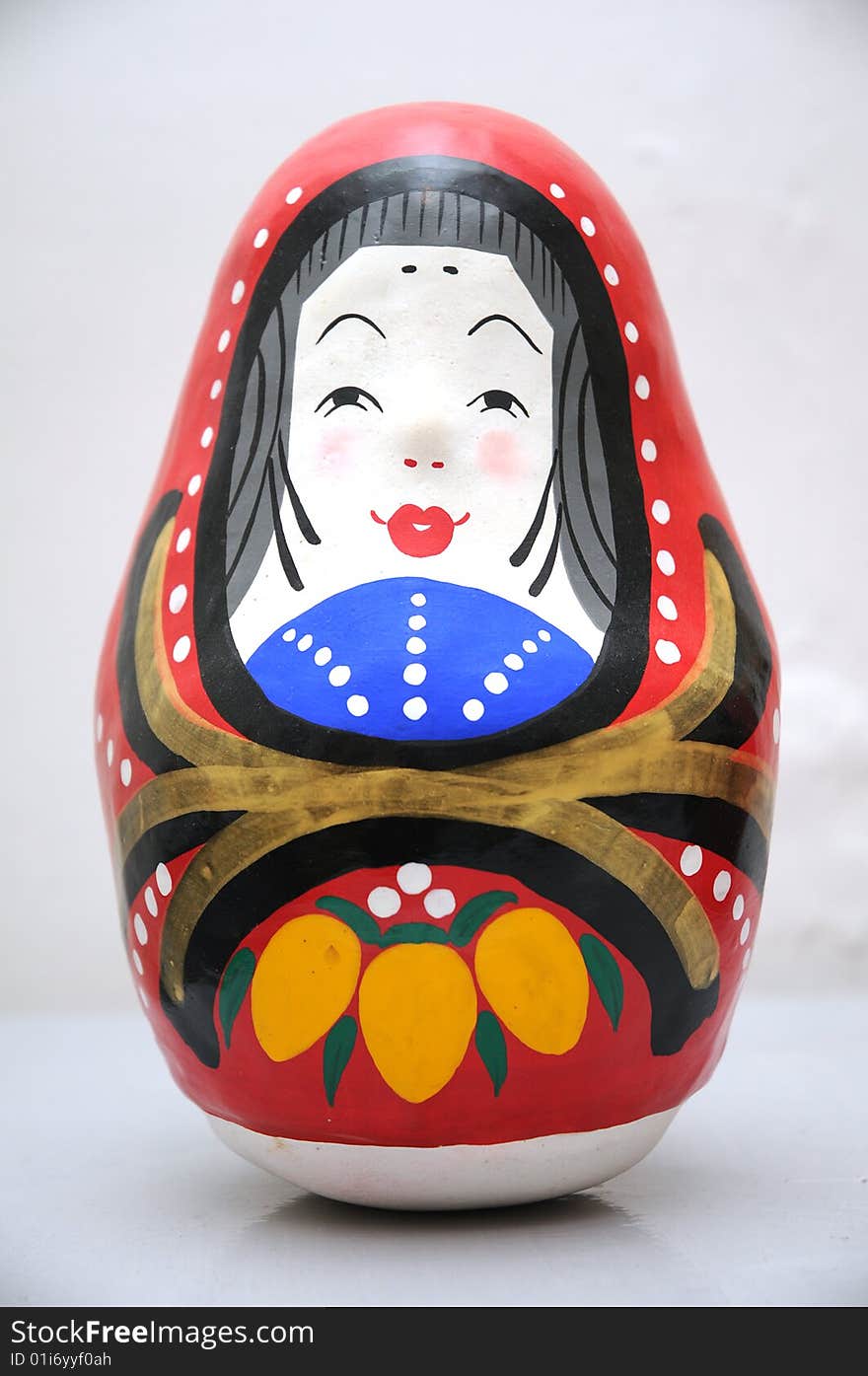 Traditional Japanese doll on goddes