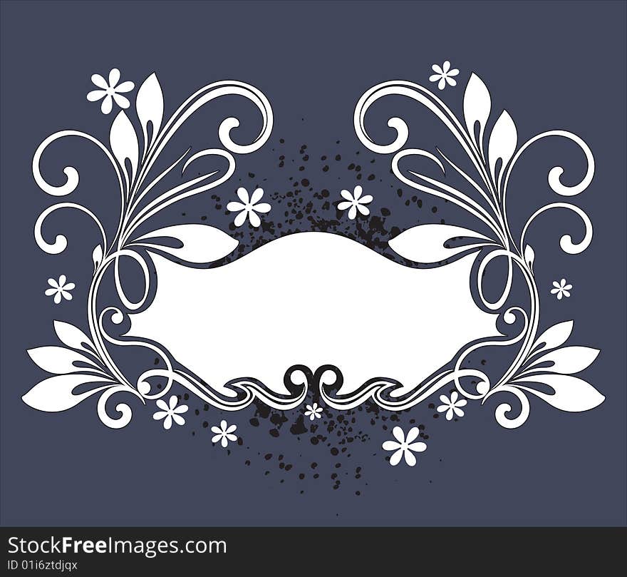 Beautiful flowers frame, floral background. Beautiful flowers frame, floral background