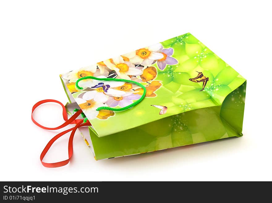 Red present in green package