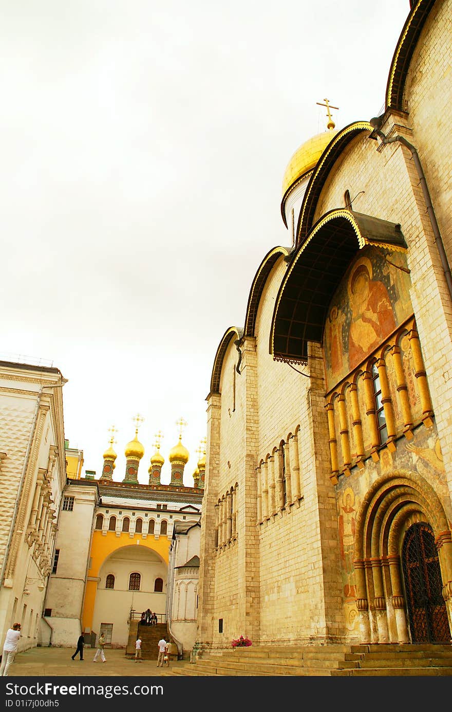 Church of sacred mother in the Moscow Kremlin. Church of sacred mother in the Moscow Kremlin