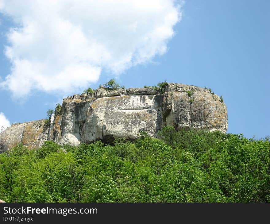 The top of Kaleto hill near Provadia, Bulgaria. The photo is taken in Spring. The top of Kaleto hill near Provadia, Bulgaria. The photo is taken in Spring.