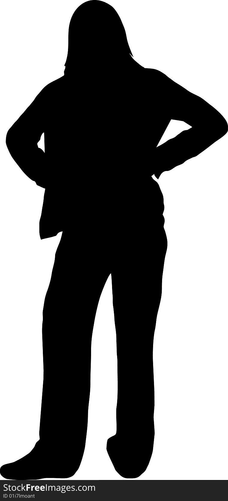 Illustration of an woman silhouette