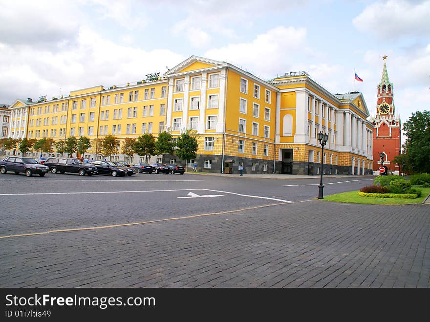 Building of the government in the Moscow Kremlin. Building of the government in the Moscow Kremlin