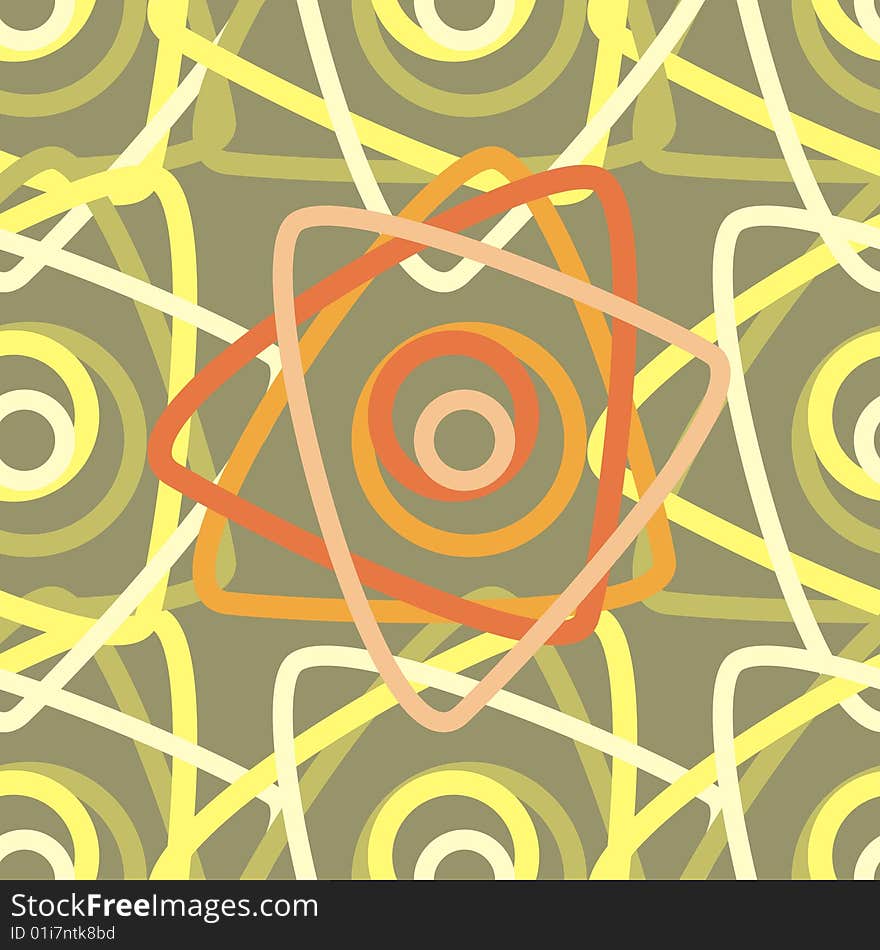 An illustration of vintage seamless pattern