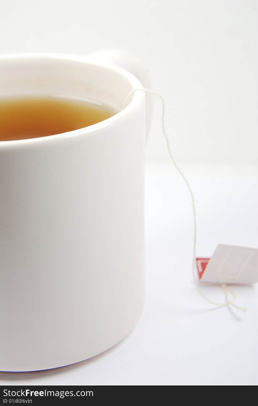 Close-up of a cup of tea. Close-up of a cup of tea