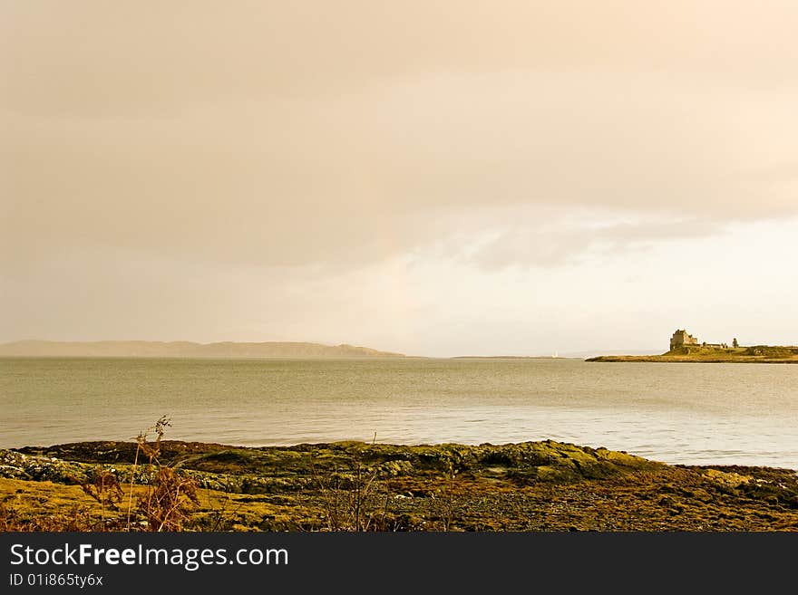 Duart Castle In Isle Of Mull