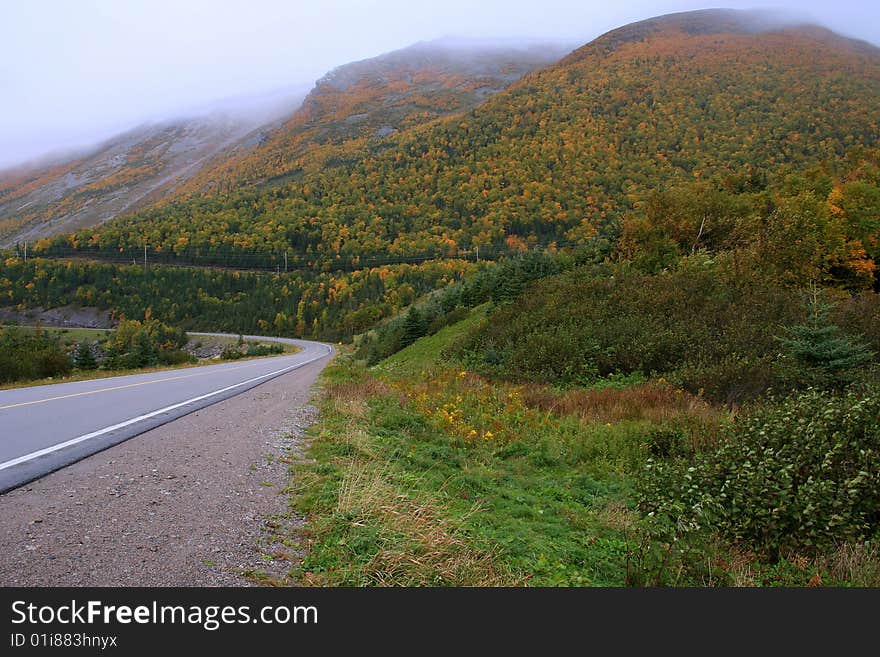 Mountains In Autumn