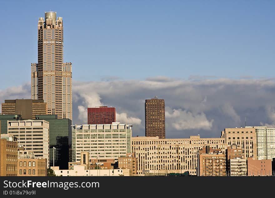 Late afternoon in Chicago, IL.