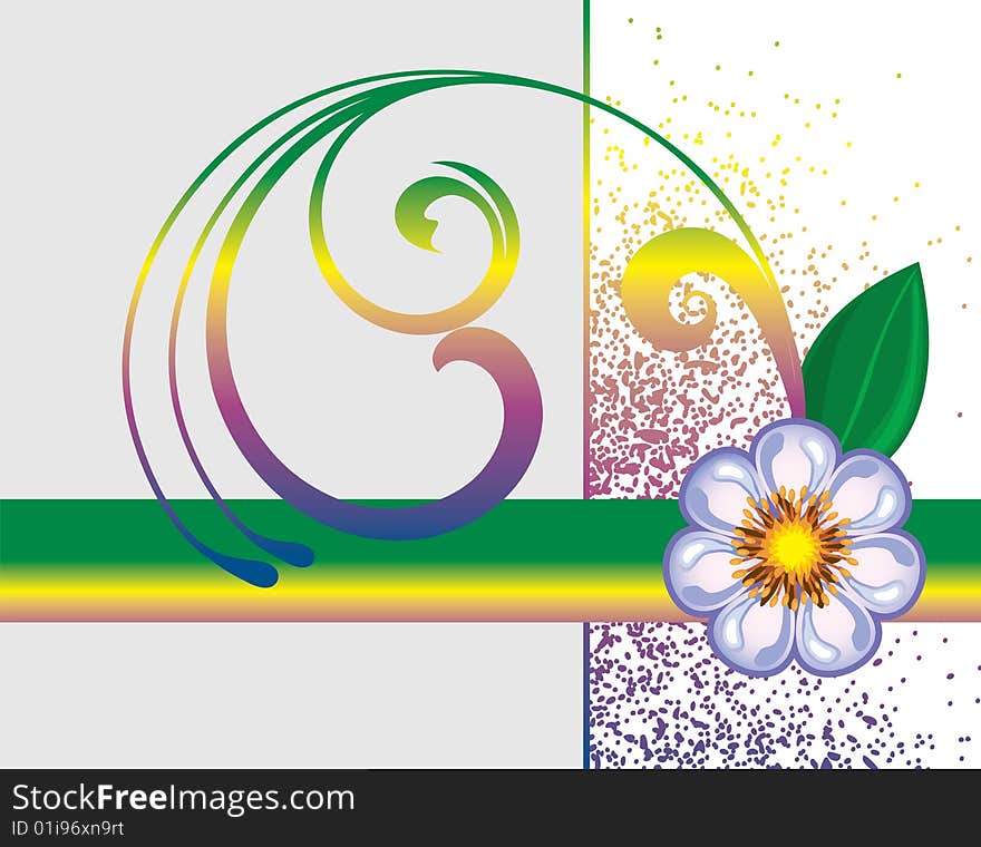 Floral Background, beautiful floral illustration