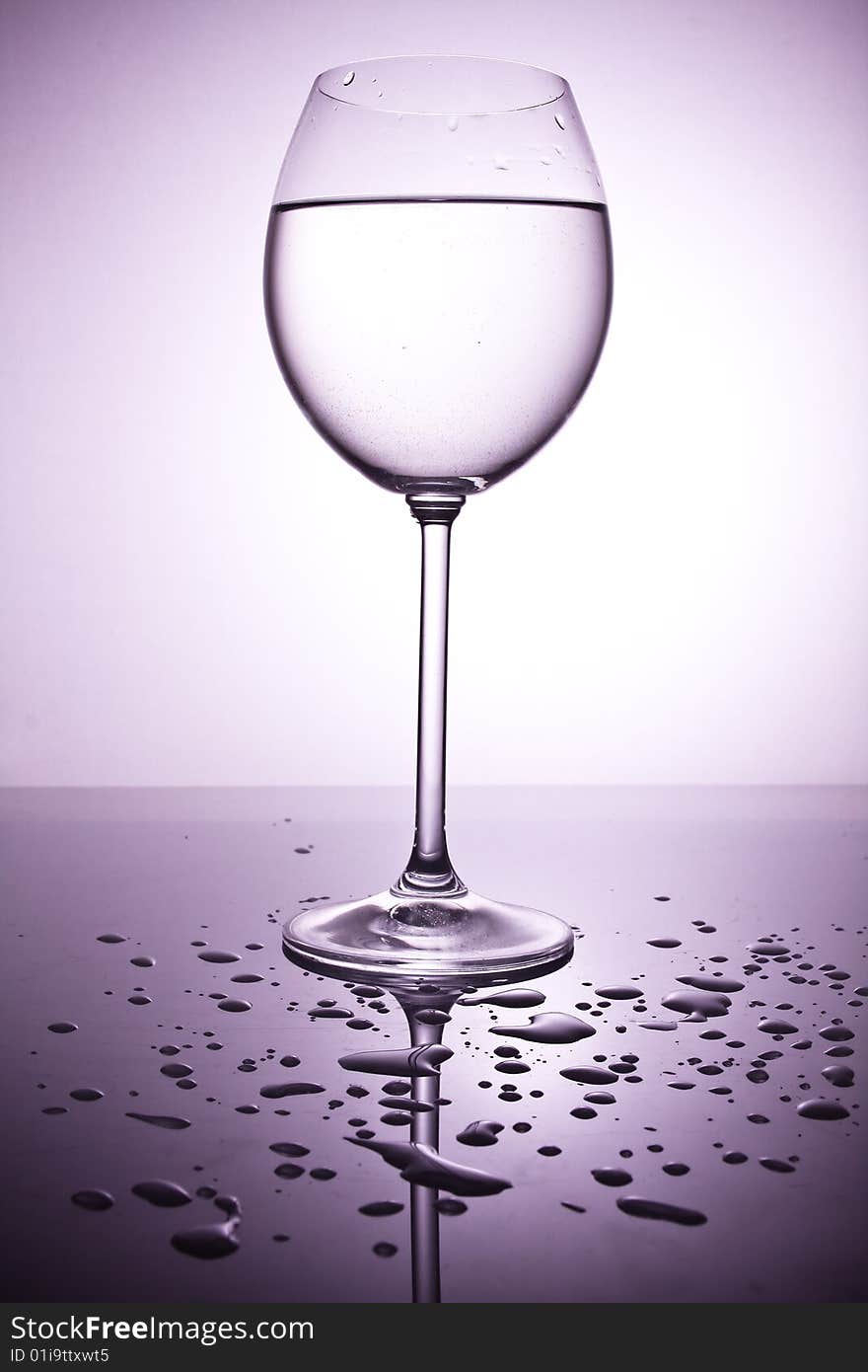 Glass of water