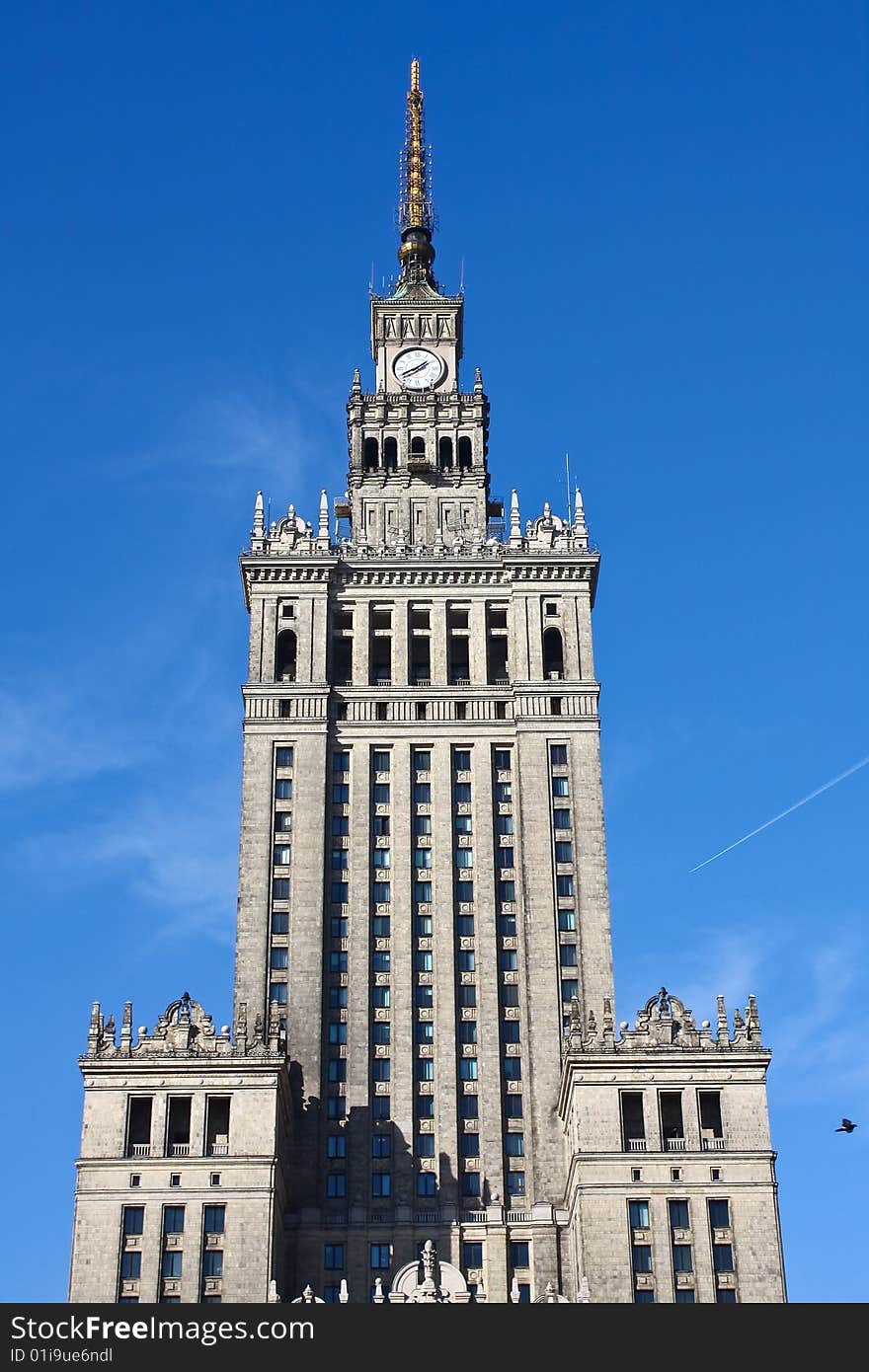 Palace of Culture symbol o Warsaw, poland