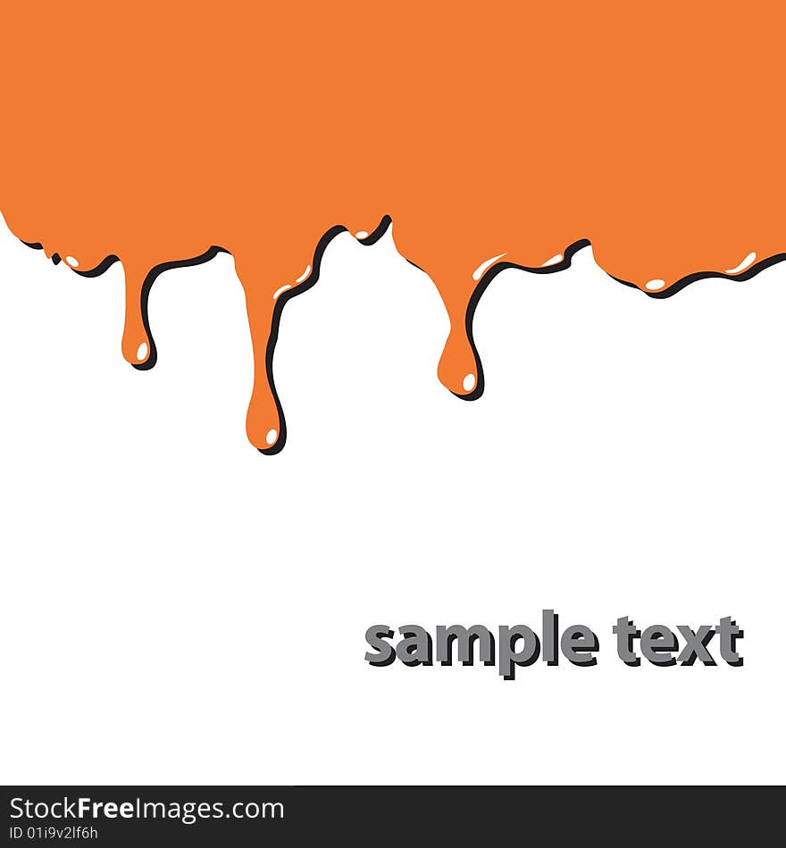 Paint Drops -EPS Vector-