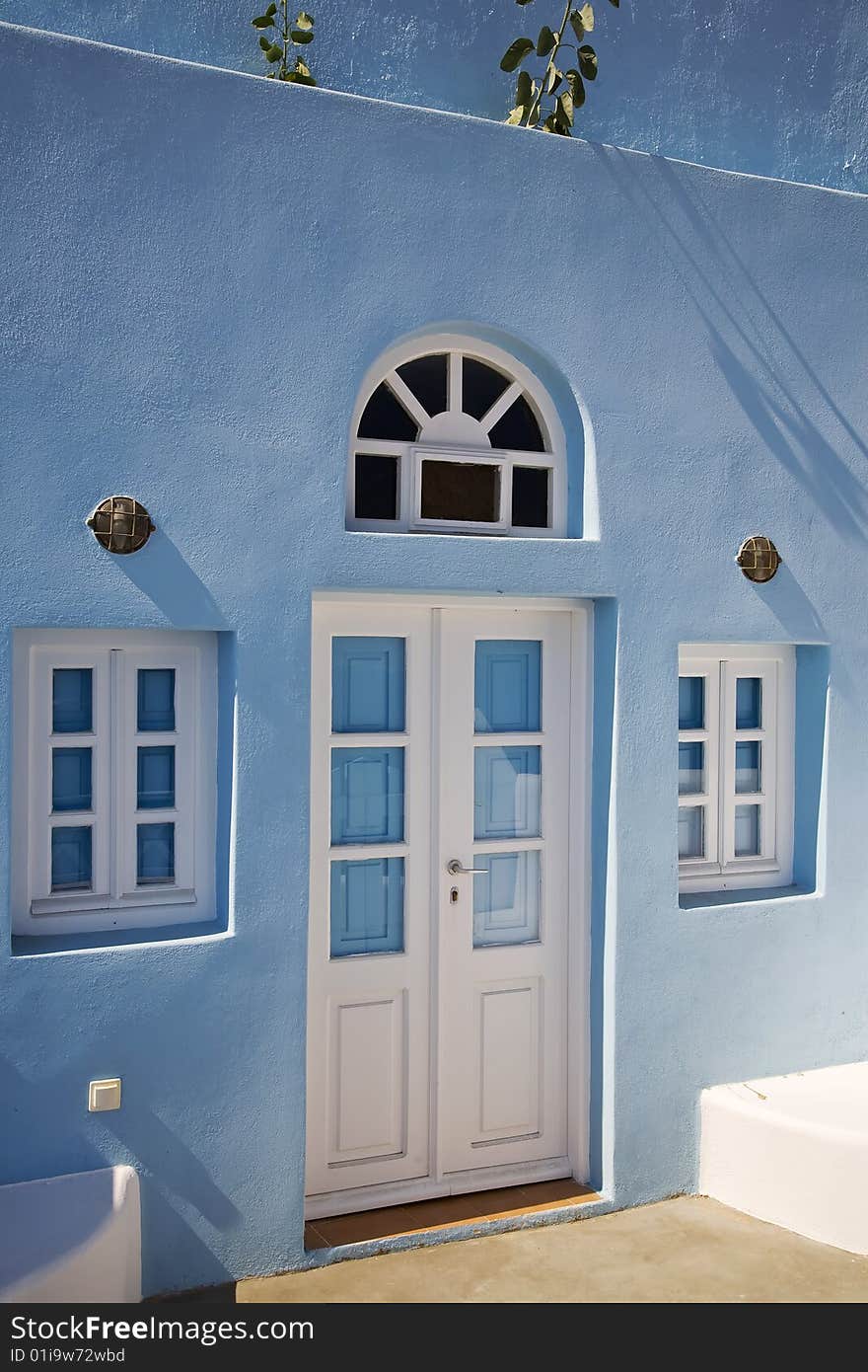 Blue Painted House