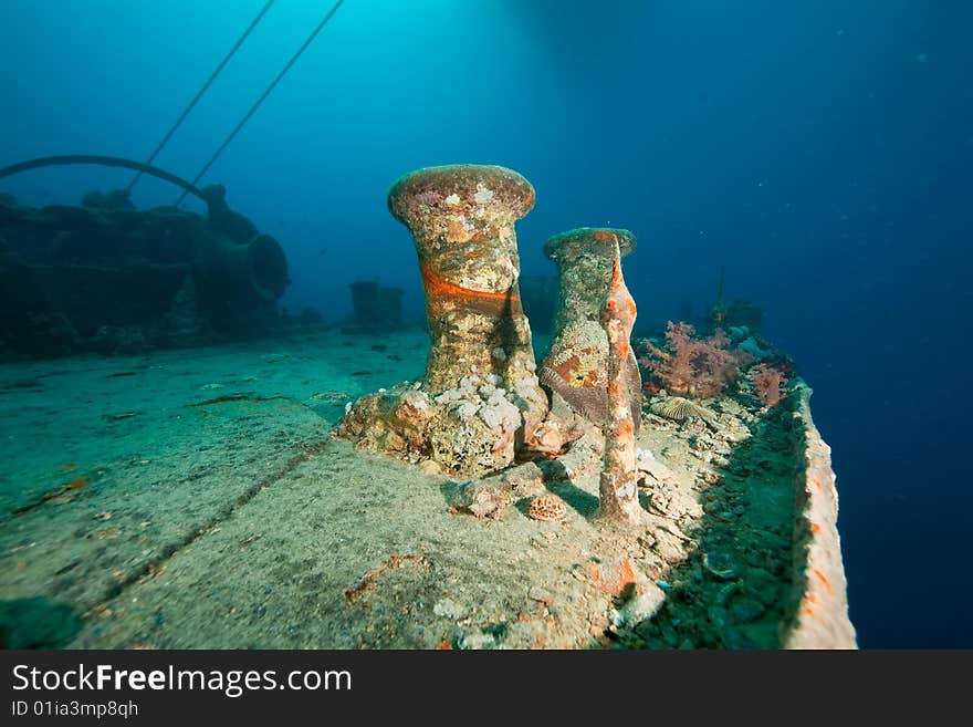 Starboard bollards of theThistlegorm