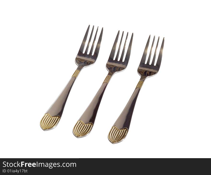 Three table forks