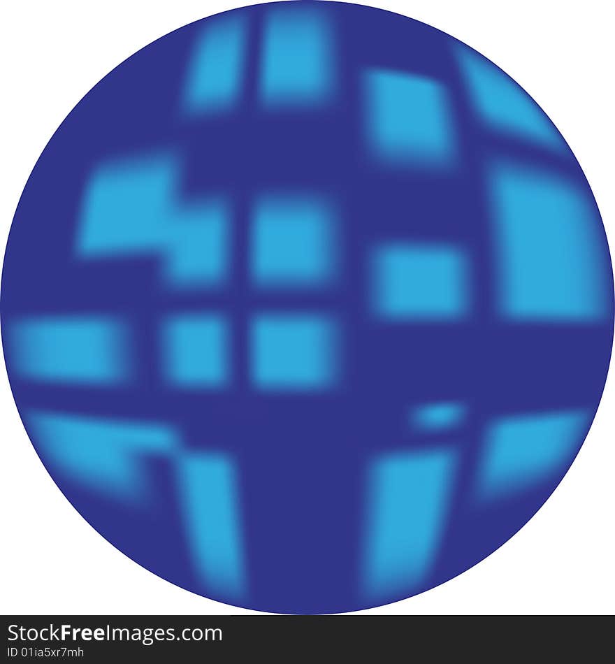 A blue web button looking like 3d made in Illustrator by gradient mash. A blue web button looking like 3d made in Illustrator by gradient mash.