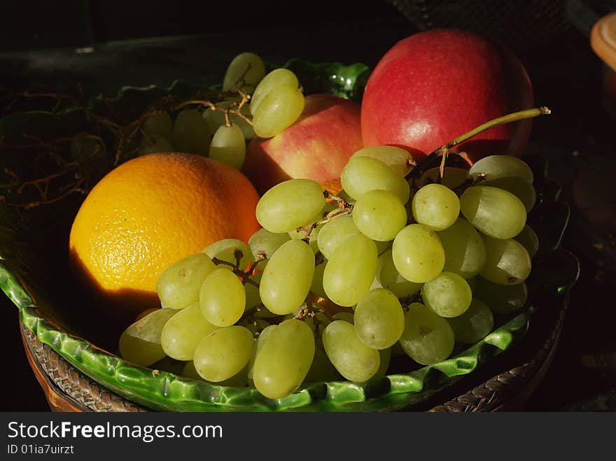 Still life of fruit