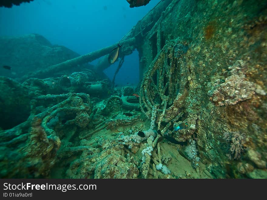 Coal Tender And Loading Derrick Of The Thistlegorm