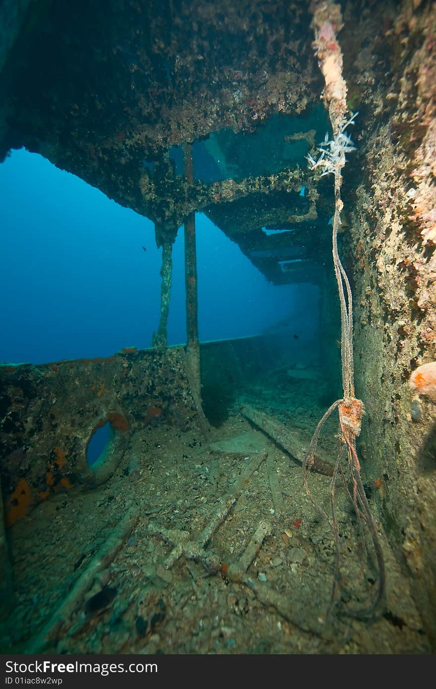 Starboard gangway of the Thistlegorm