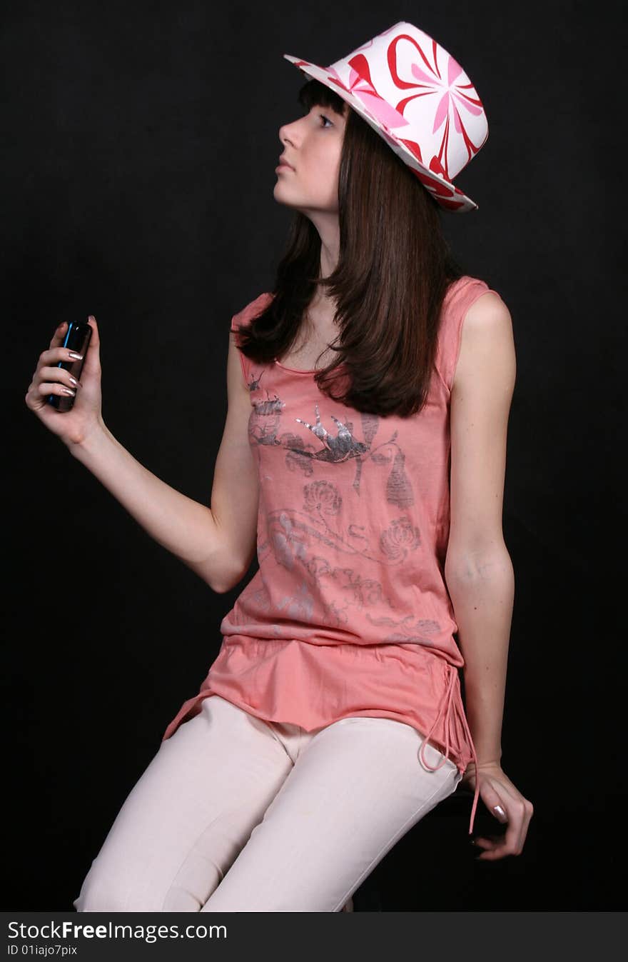 Girl With A Phone