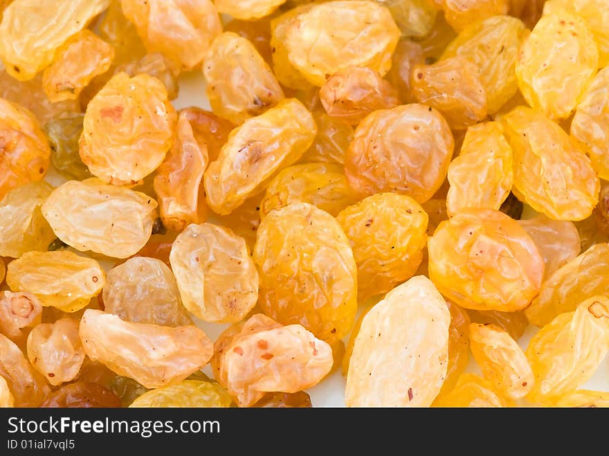 Composition from dried fruits on a light background