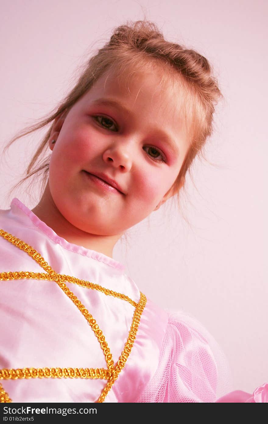 Nice portrait picture of a little princess. Nice portrait picture of a little princess