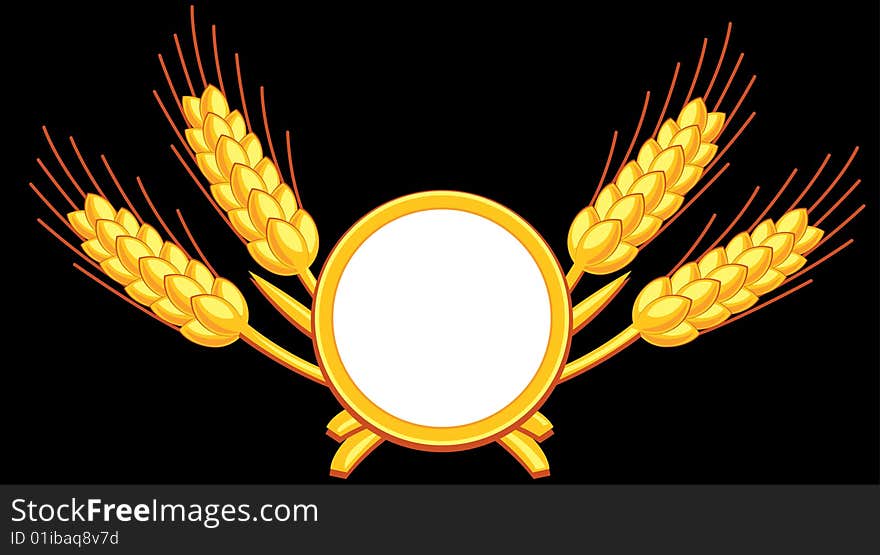 Abstract picture of gold wheat. Abstract picture of gold wheat