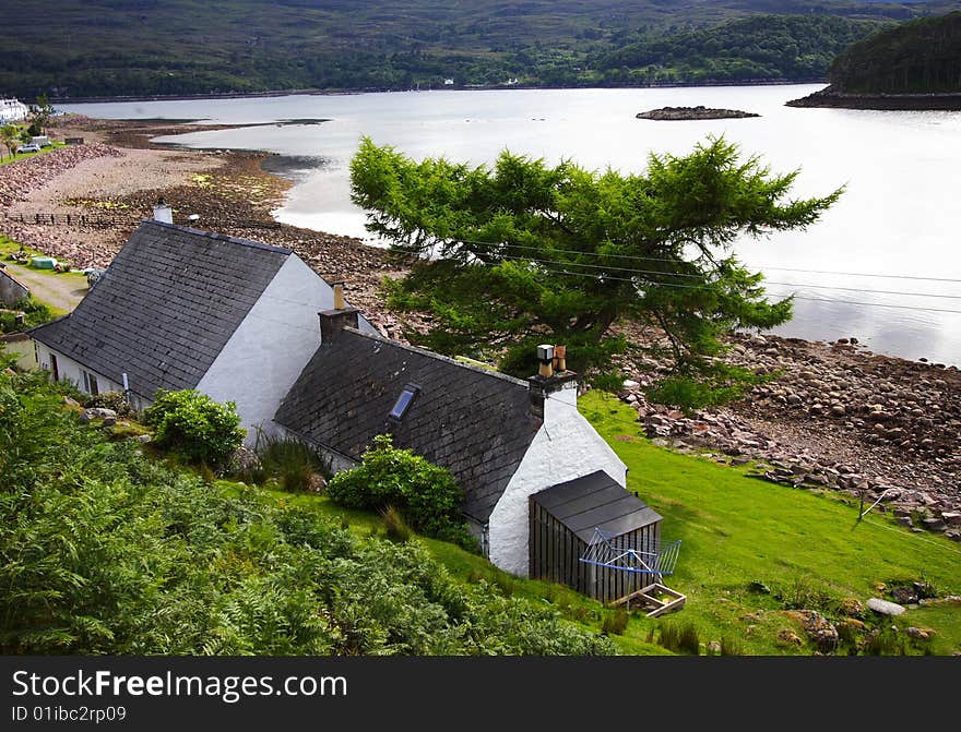 Cottage And Loch