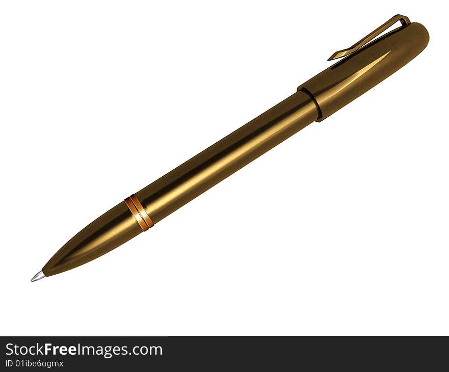 Gold pen