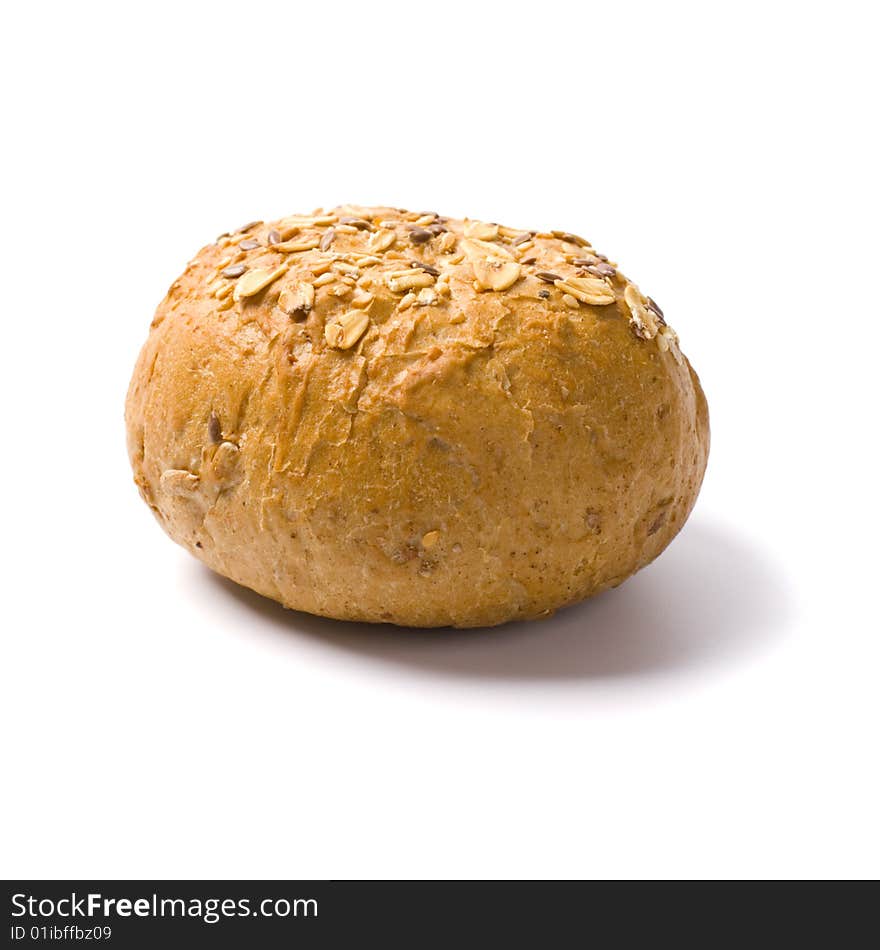 Bread isolated on white background