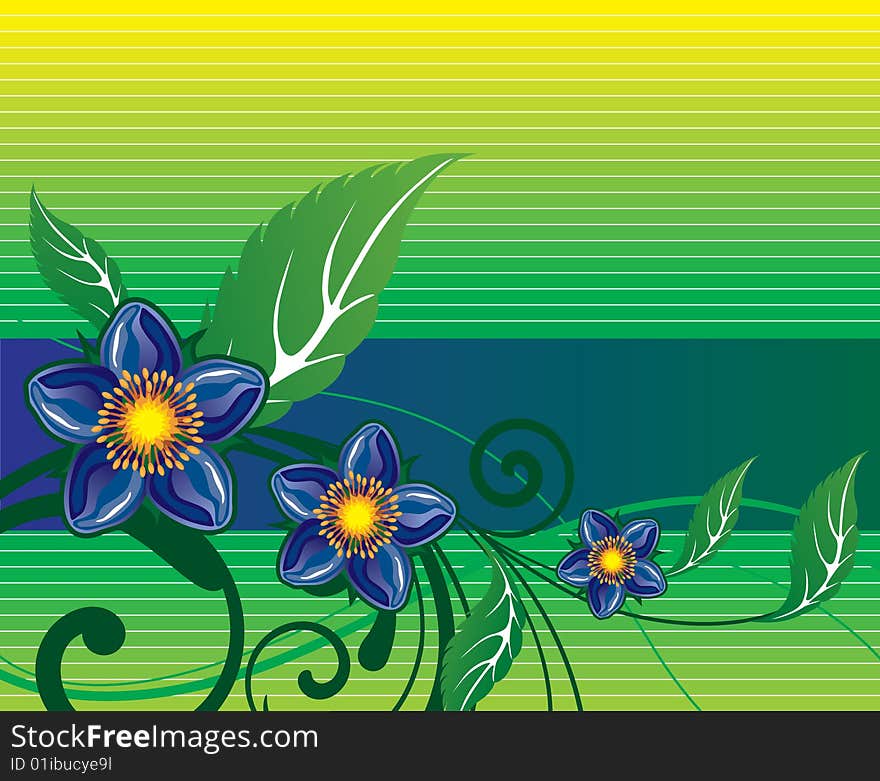 Floral Background, beautiful floral illustration