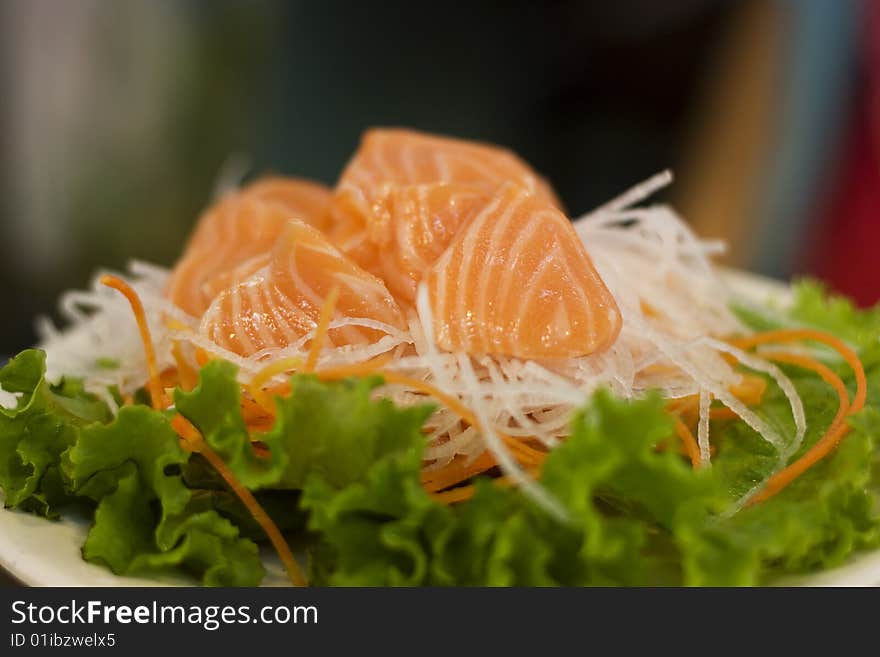 Salmon Sashimi