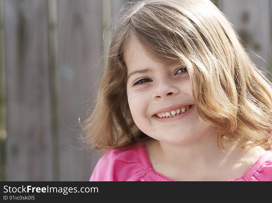 A picture of a cute young girl