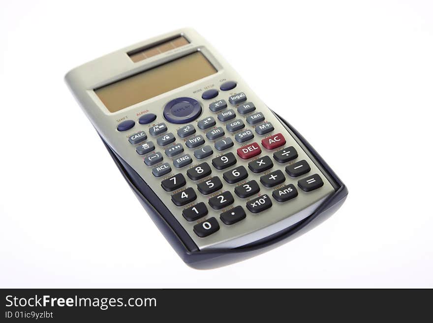 Scientific Calculator Isolated On A White