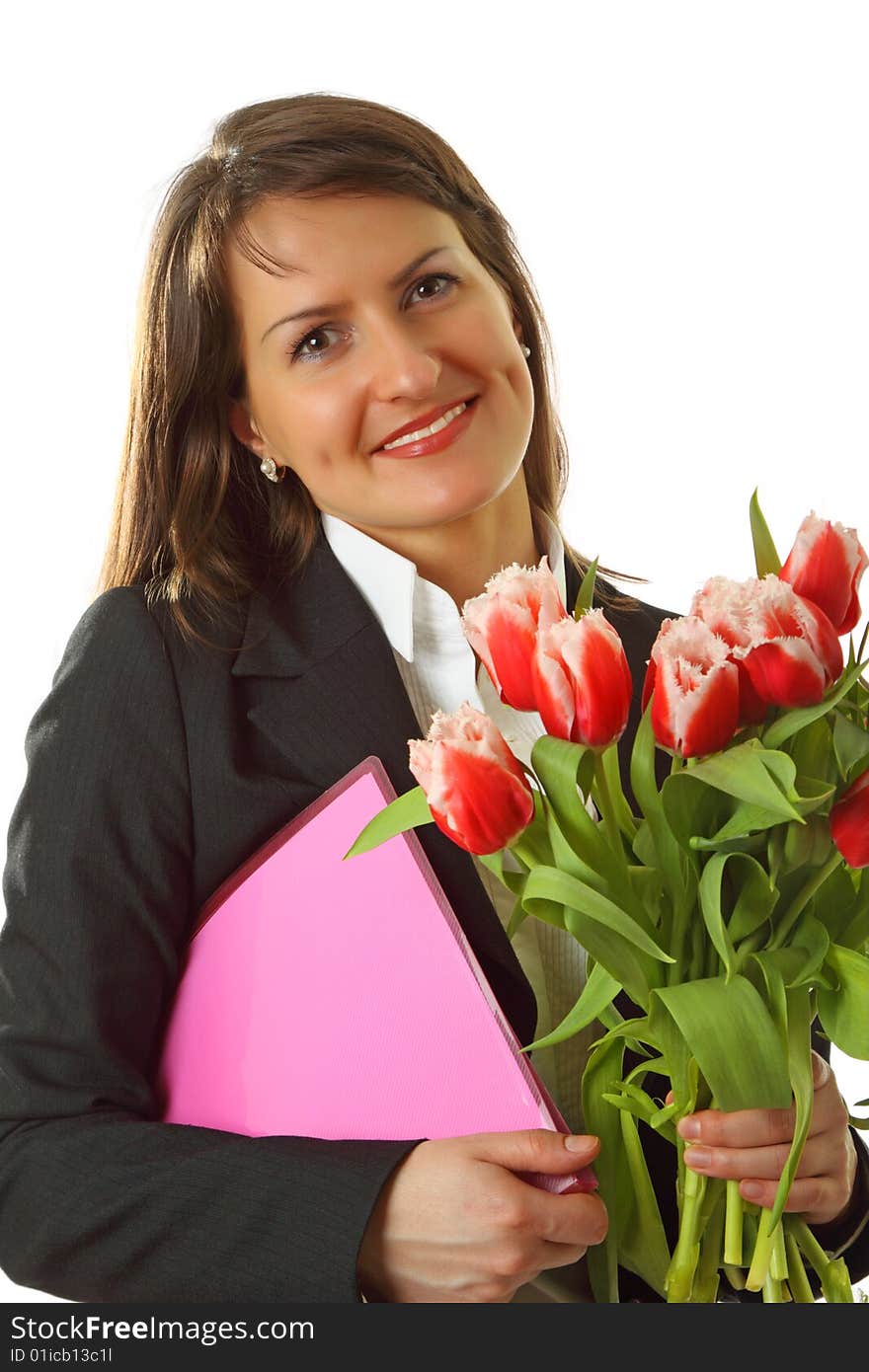 Portrait of young  business woman