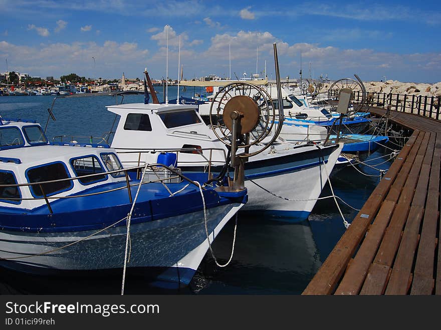 Small fishing village on Cyprus. Small fishing village on Cyprus