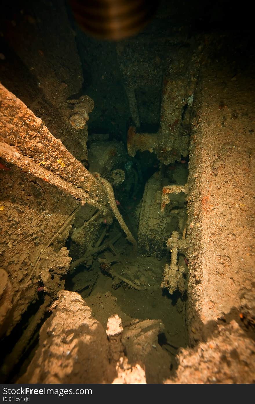 Engine room of the Dunraven