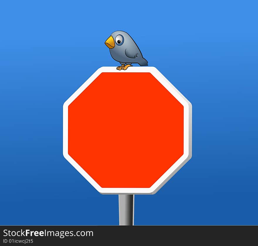 Bird And Stop