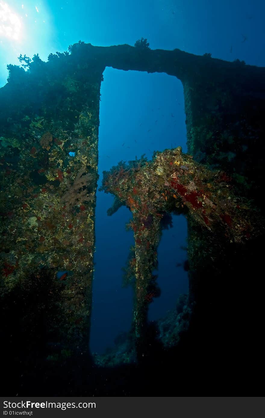 Wreck Dunraven 1876 taken in the red sea. Wreck Dunraven 1876 taken in the red sea.