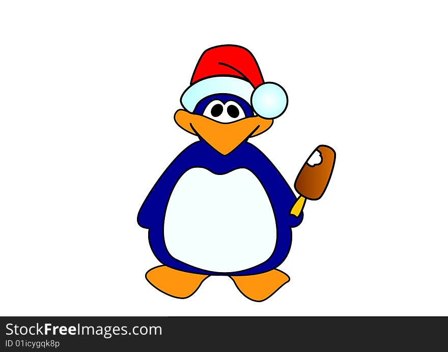 Comic penguin