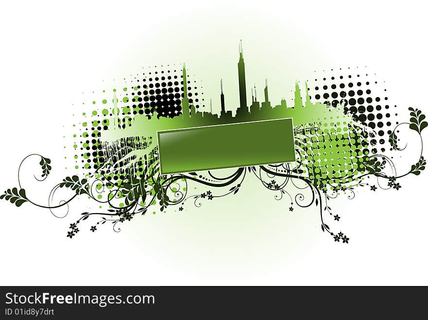 City background vector