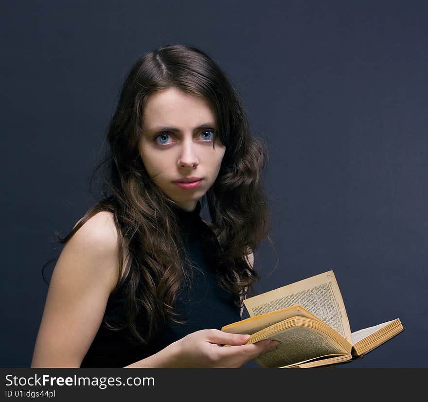 girl with a book