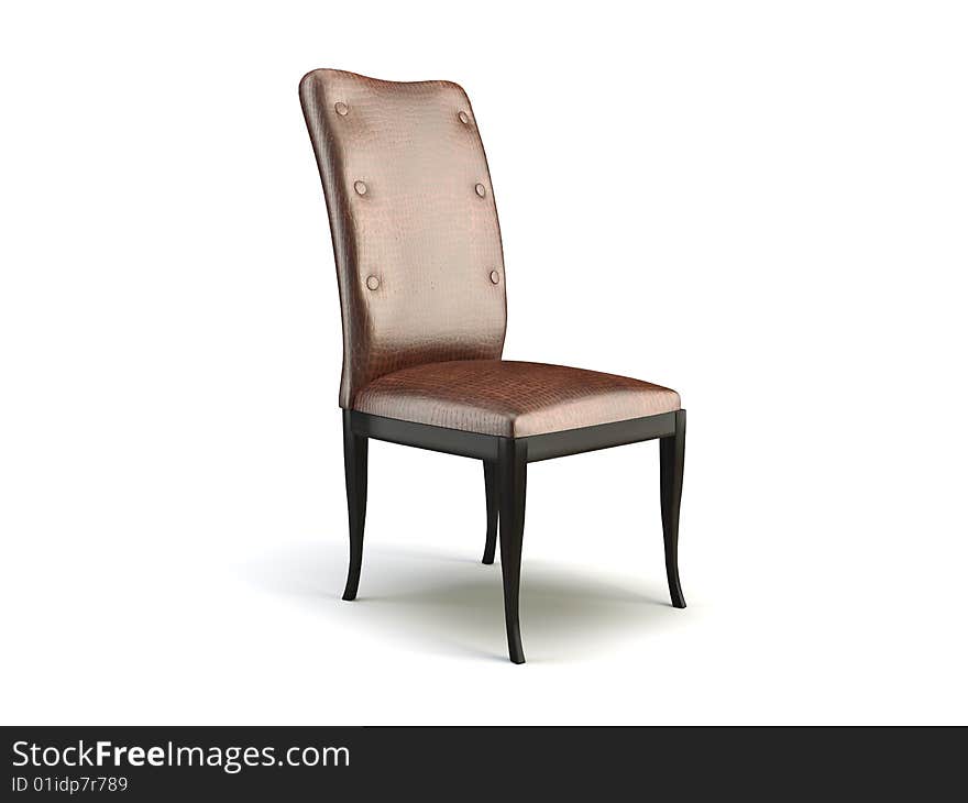 Modern chair on a white background. Modern chair on a white background