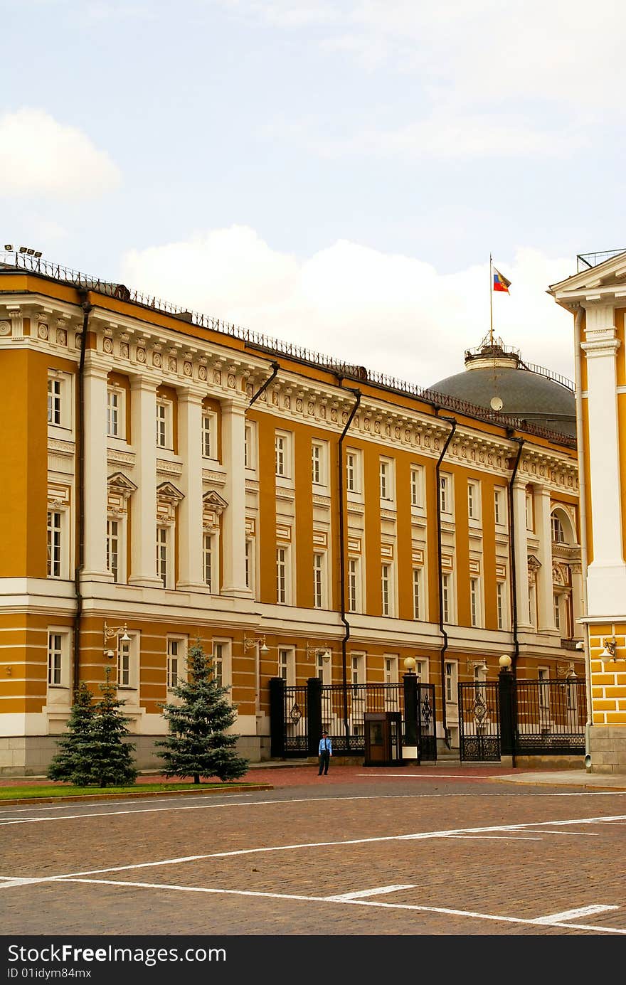 Building of the government in the Moscow Kremlin. Building of the government in the Moscow Kremlin