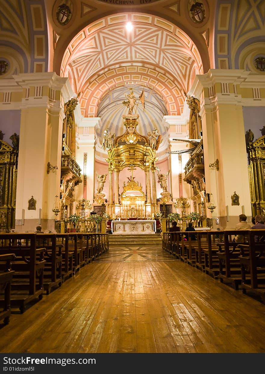 Santo Sepulcro Church in Calatayud, Zaragoza, Spain. Santo Sepulcro Church in Calatayud, Zaragoza, Spain