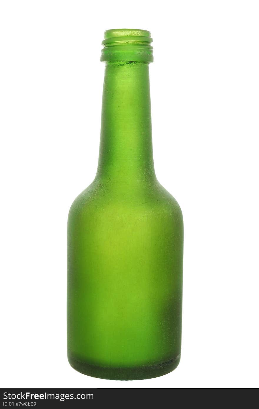 Ancient Bottle From Green Glass