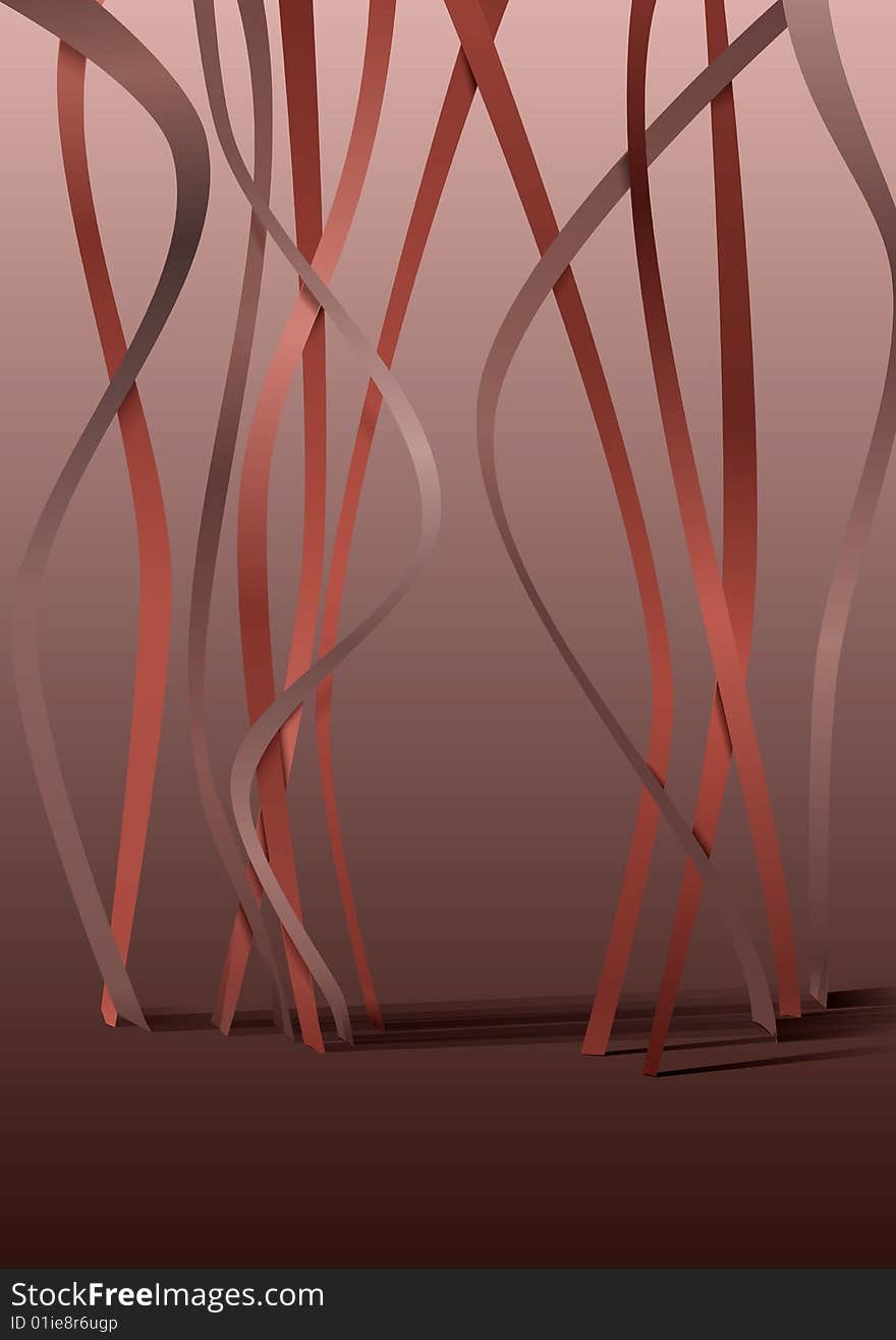 Seaweeds Stylish Surrealism in Dark Red Expression