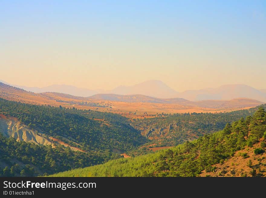 Valley In Turkey