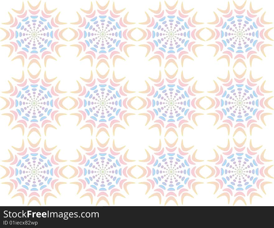 Abstract vector pattern of pastel tones. Abstract vector pattern of pastel tones